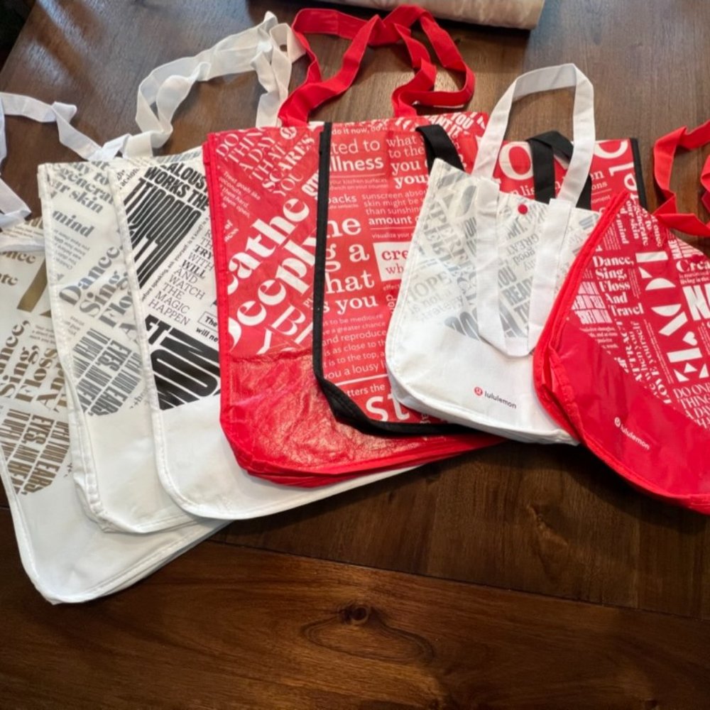 lululemon reusable bags